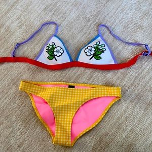 Triangl bathing suit worn once